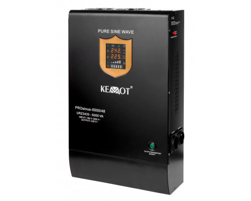 ДБЖ сонячний перетворювач (інвертор гібридний) KEMOT PROsolar-2500 (24V 230V 25000VA/1800W)