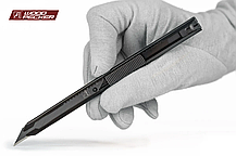 Ніж будівельний 9 мм автофіксатор Woodpecker FD-707S, фото 5