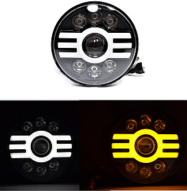 Універсальна світлодіодна Led-Fа ВАЗ 2101, Нива, мотоцикли, 7 дюймів