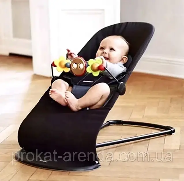 Крісло-шезлонг BabyBjorn BOUNCER +TOY ( різні кольори + іграшка)