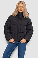Куртка жіноча демісезонна, колір чорний, 244R703 4933230
