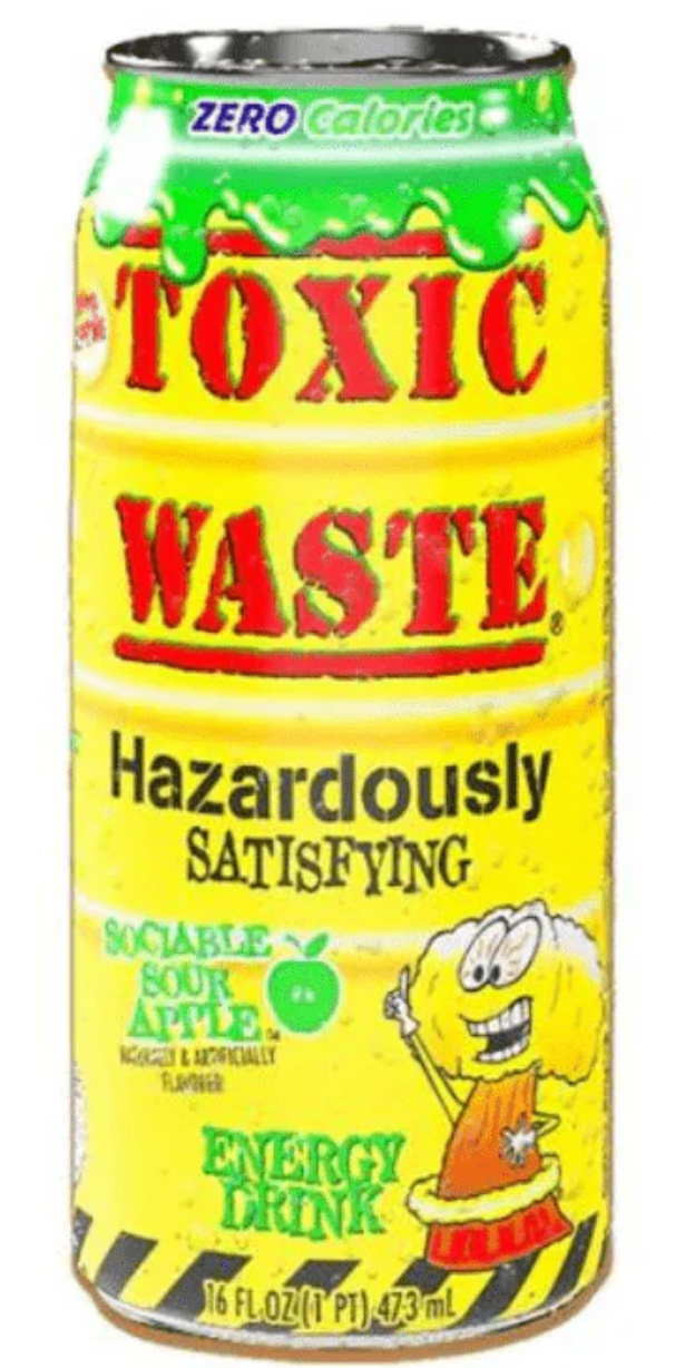 Енергетик Toxic Waste Can Sour Apple 473 мл