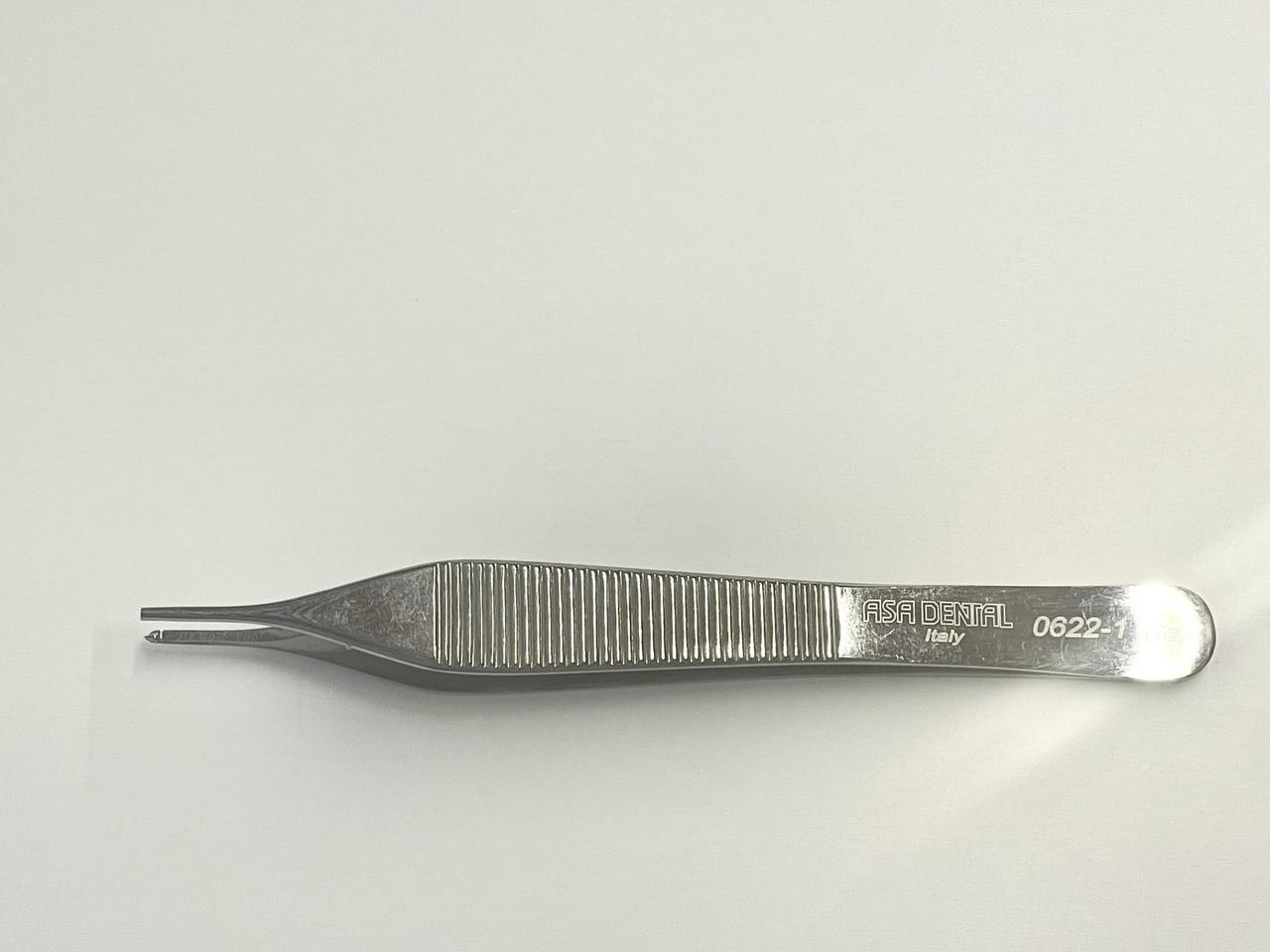 Пінцет хірургічний прямий 1X2 MICRO-ADSON 12 см, "Asa Dental" Італія