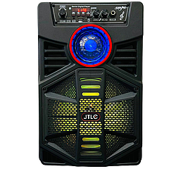 Безпровідна караоке колонка з мікрофоном та RGB-підсвічуванням JTLC JT-818 Чорний 47624