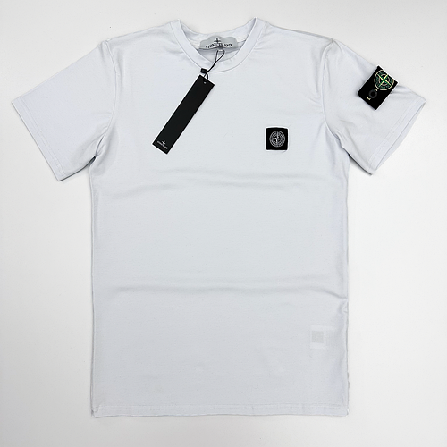 Футболка Stone Island Белая Спортивная Футболка Найк Для Мужчины Shopy ...