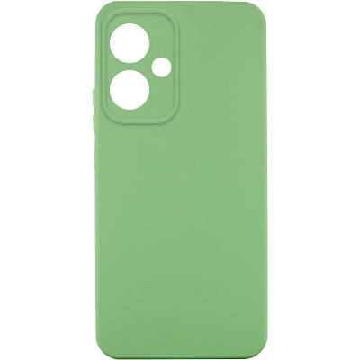 Чехол Silicone Cover Lakshmi Full Camera (AA) для Xiaomi Redmi 13 4G / Poco M6 4G Full camera, Зелений / Pistachio