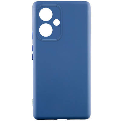 Чехол Silicone Cover Lakshmi Full Camera (AA) для Xiaomi Redmi 13 4G / Poco M6 4G Full camera, Синій / Navy Blue