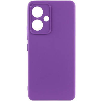 Чехол Silicone Cover Lakshmi Full Camera (AA) для Xiaomi Redmi 13 4G / Poco M6 4G Full camera, Фіолетовий / Purple