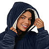 Плед-толстовка HUGGLE HOODIE 85х85х50 з капюшоном і рукавами, фото 9