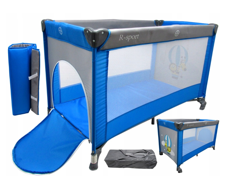 Дитяче ліжко складане манеж R-SPORT BED K2, фото 1