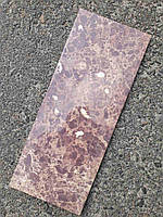 Плитка 20х50 коричневая под мрамор