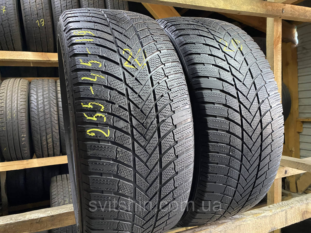 Зимова пара шин 255/45R19 Bridgestone LM005 2020рік 2шт, фото 1