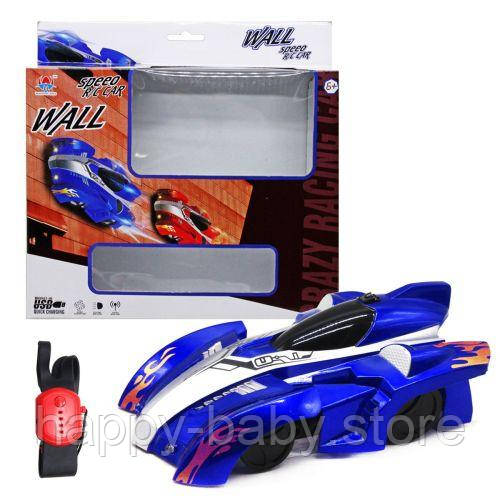 Уцінка. Машинка-стінолаз "Wall Speed R/C Car" (синя) не працює, фото 1