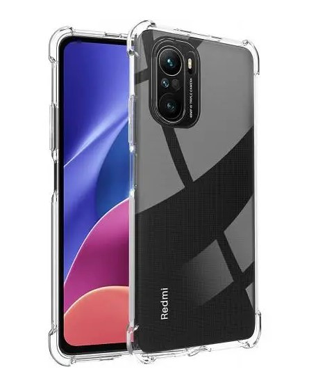 Противоударный прозрачный чехол для Xiaomi Redmi K40/Poco F3, фото 1