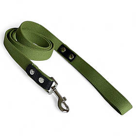 Повідець брезентовий для собаки. Брезентовий повідець 1.5 метра, 25 мм