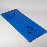 Коробка подарункова самозбірна на магнітах КЕЙС 33х24х10 см синя, фото 6