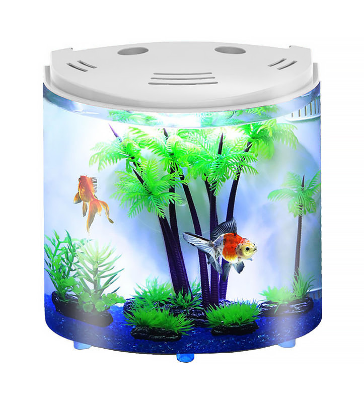 Акваріум комплект SunSun ATS-320 4 літра Білий, фото 1