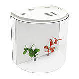 Акваріум комплект SunSun ATS-320 4 літра Білий, фото 2