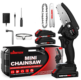 Міні-пила ручна акумуляторна 21В GARDTECH 2Aч 4 дюйми + кейс