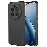 Чохол Fiji Full Soft Premium для Realme 12 4G (RMX3871) протиударний бампер з мікрофіброю Black