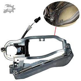 Дверна ручка X5 E53 Bmw 51218243615 8243615 передня ліва тримач