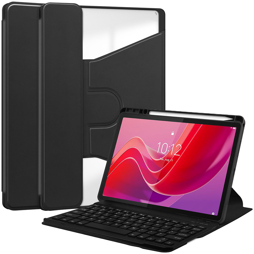 Чохол з клавіатурою для Lenovo Tab M11/K11 TB330FU, TB330XU Galeo Rotating (En+Ua+Ru) Black
