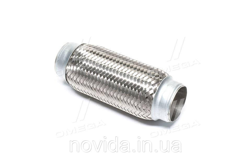 Гофра глушника ISUZU, Богдан, Ataman, HYUNDAI L=203 мм d = 55 мм 3-шарова. TP8971759554-203