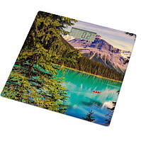 Ваги підлогові електронні GRUNHELM BES-MOU (гори), 180 кг, 28х28 см, з батареєю CR2032