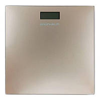 Ваги підлогові електронні GRUNHELM BES-GLD (золотисті), 180 кг, 28х28 см, з батареєю CR2032