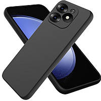 Чохол Fiji Full Soft Premium для Infinix Smart 8 (X6525) протиударний бампер з мікрофіброю Black