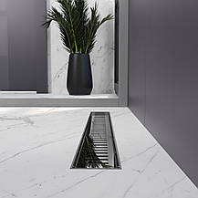 Трап лінійний AQUA 60cм та решіткою Line, фото 4