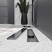 Трап лінійний AQUA 60cм та решіткою Line, фото 6