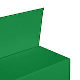 Коробка подарункова самозбірна на магнітах КЕЙС 33х24х10 см зелена, фото 6