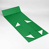 Коробка подарункова самозбірна на магнітах КЕЙС 33х24х10 см зелена, фото 9