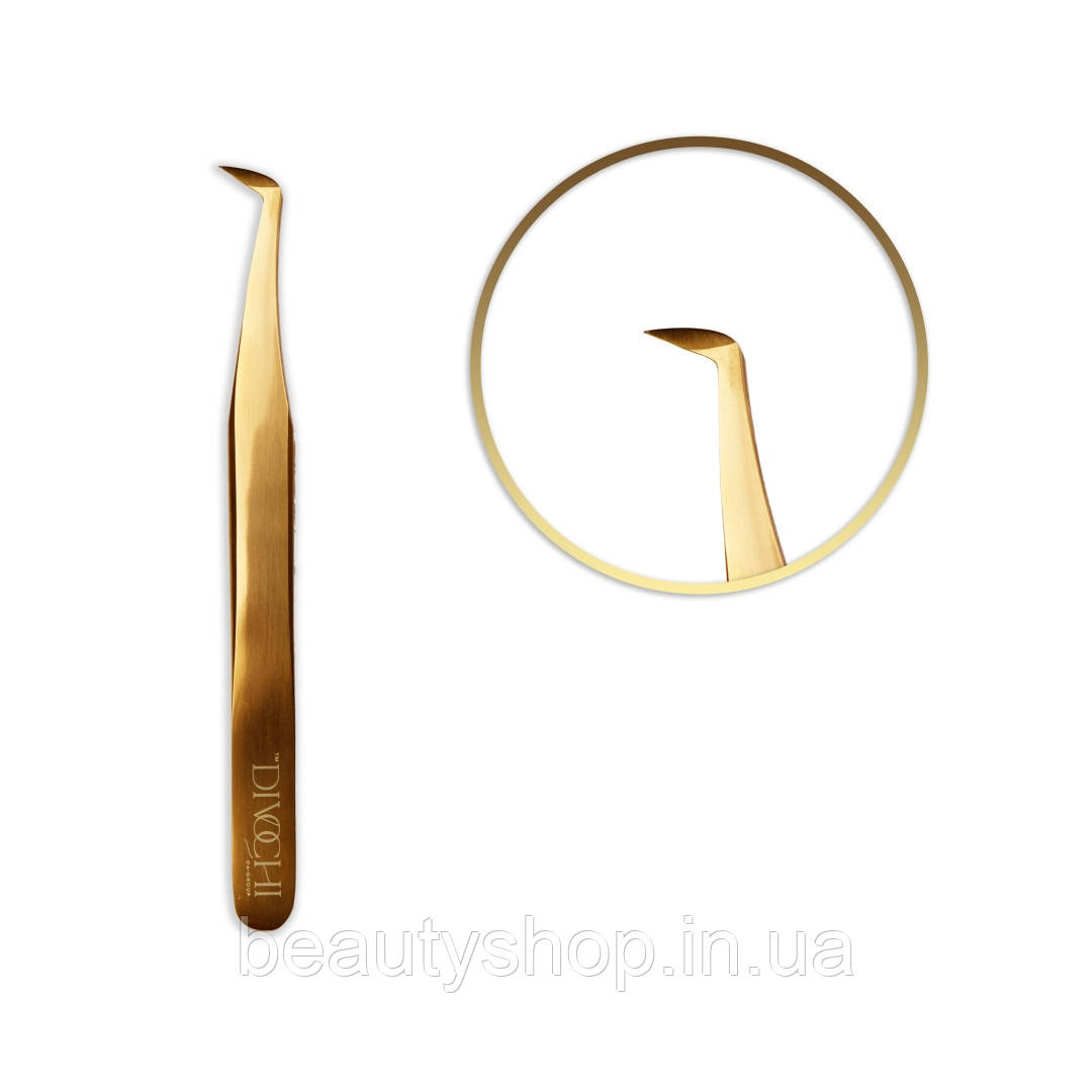 Пінцет круглий чобіт A GOLD DIVOCHI