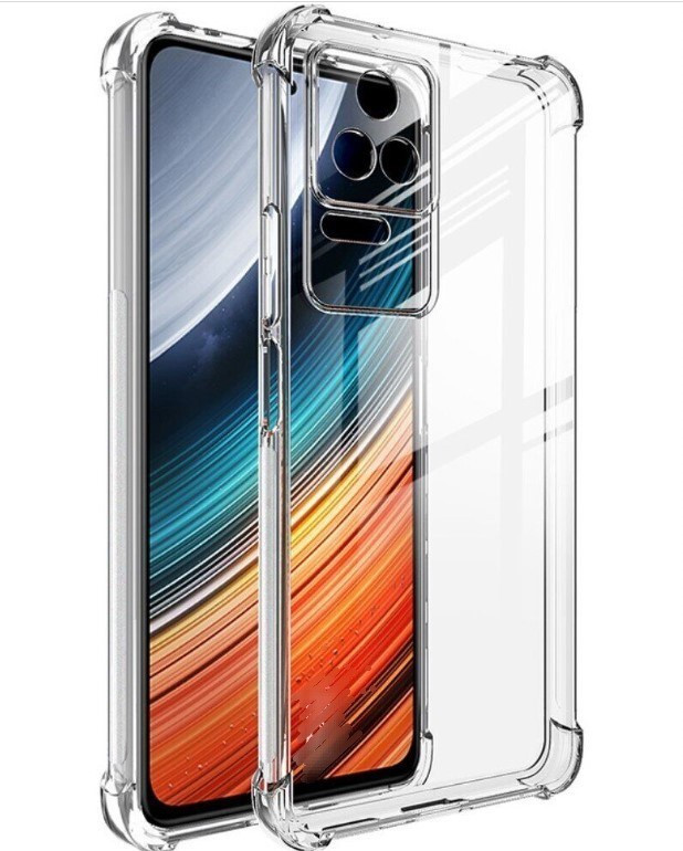 Противоударный прозрачный чехол для Xiaomi Poco F4/ K40s