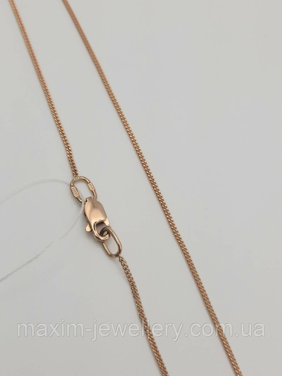 Ланцюжок "Панцир" (2мм) із червоного золота, фото 1