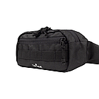 Поясна сумка Tribe Waist bag 1,5 L T-ID-0001, black, фото 2