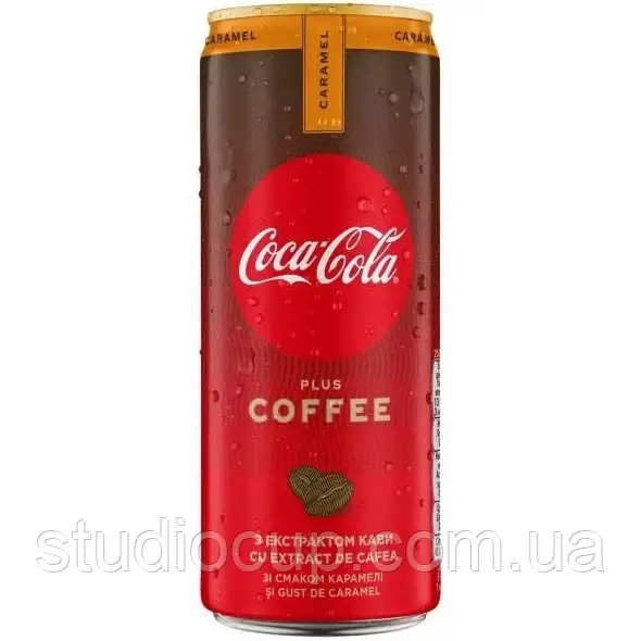 Солодка вода Кока-Кола Кава Карамель без цукру 0.25 л 6шт