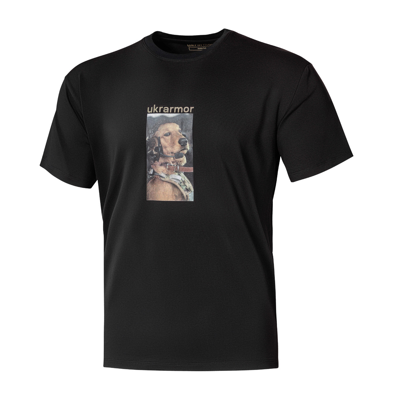 Футболка Basic Military T-Shirt. Battle Pup. Cotton/Elastane. Чорний. Розмір L