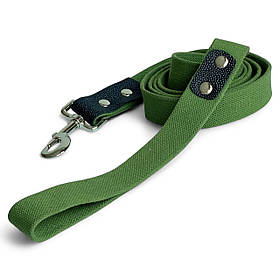 Повідець брезентовий для собаки. Брезентовий повідець 2 метри 30 мм