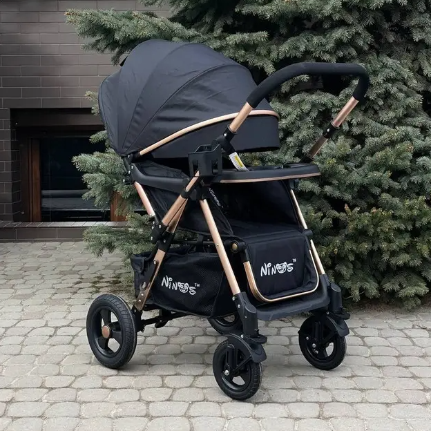 Прогулянкова коляска Ninos Maxi Black