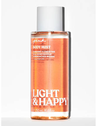 Спрей для тіла Victoria's Secret Pink Body Fragrance Light & Happy Body Mist 250 мл, фото 1