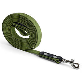 Повідець брезентовий для собаки. Брезентовий повідець 3 метри, 20 мм