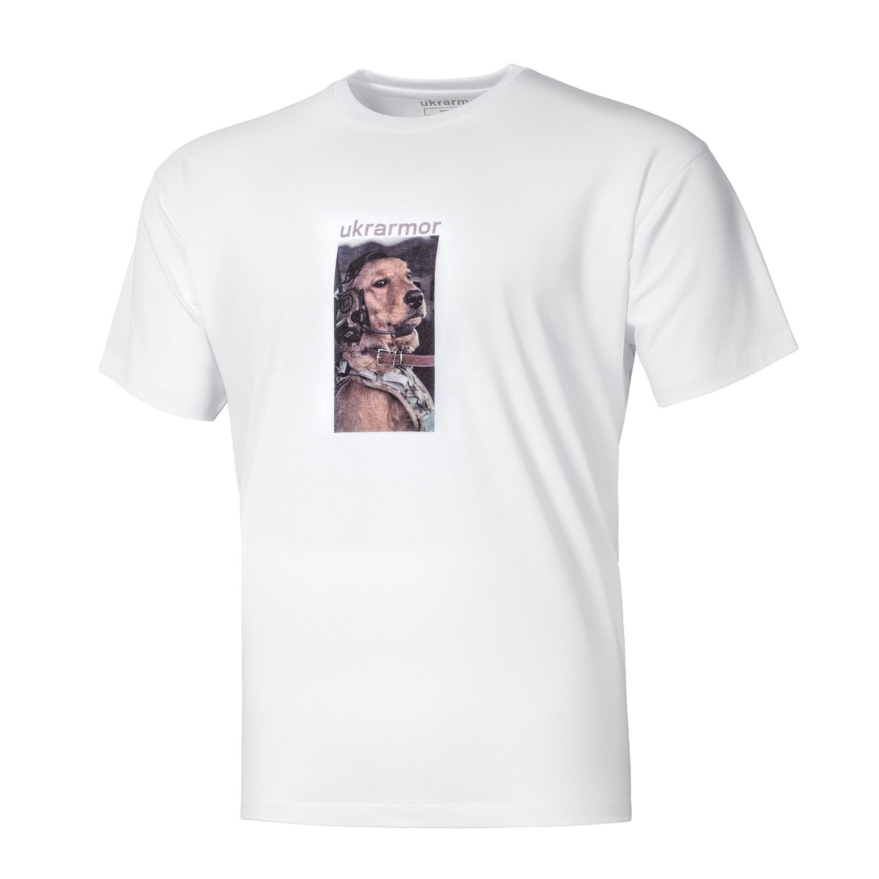 Футболка Basic Military T-Shirt. Battle Pup. Cotton/Elastane. Білий. Розмір L