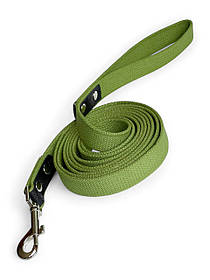 Повідець брезентовий для собаки. Брезентовий повідець 3 метри, 25 мм