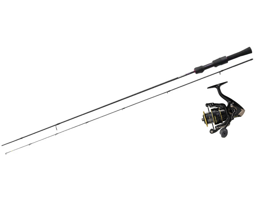 Набір ультра лайт (Спінінгове вудилище Flagman Blackfire Area 1.68м 0.3-2г + Катушка Ryobi Inspire 1000), фото 1