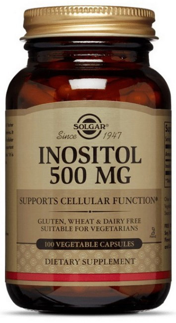 Інозитол Solgar Inositol 500 мг 100 капсул