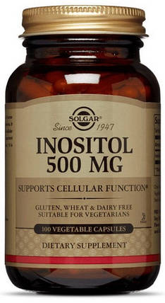 Інозитол Solgar Inositol 500 мг 100 капсул, фото 1