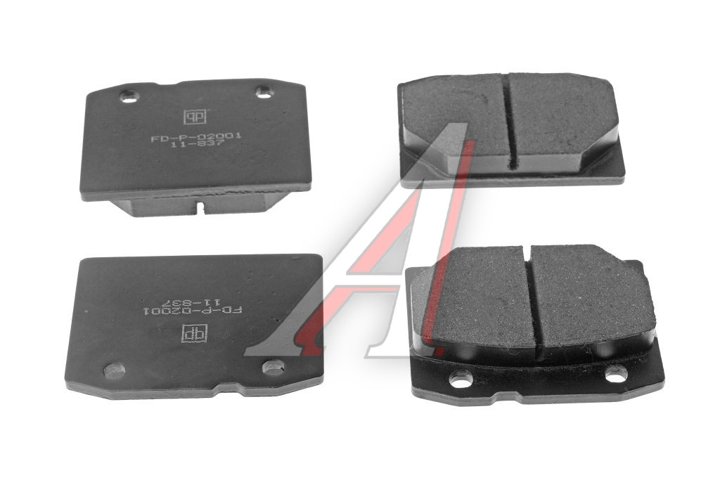 Колодка гальмівна ВАЗ 2101-07 передн. (компл.4шт) (ви-во Dafmi)